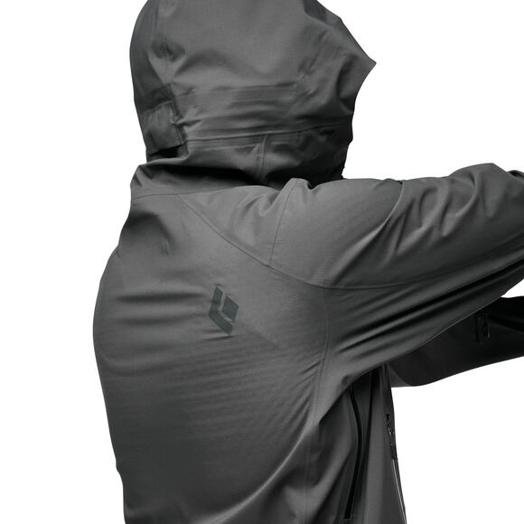 Black Diamond Highline Stretch Shell Jacket Women Small Mountain Anthracite $349 - Picture 10 of 10